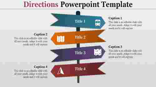 Direction ppt-Directions powerpoint template